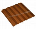 150 triangle pvc panel wood flooring composite decking