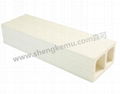 40*25 square tube composite decking wood