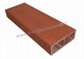 65*25 Square tube wood floor pvc panel waterproof 