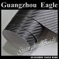 3D Carbon Fiber Vinyl Film Wrap Car Sticker Bold Twill Weave Texture Bubble Free 1