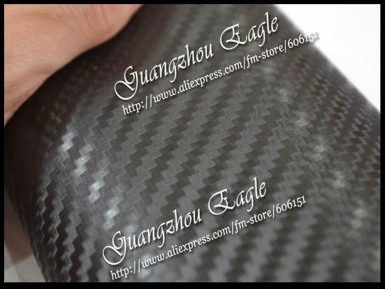 3D Carbon Fiber Vinyl Film Wrap Car Sticker Bold Twill Weave Texture Bubble Free 5