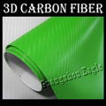 Apple Green 3D Carbon Fiber Vinyl Film