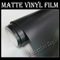 Matte Black Vinyl Car Film Wrap 1.52x30m 