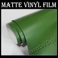 Matte Military Green Vinyl Car Film Wrap