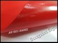 Matte Red Carbon Vinyl Film / Red Matte Vehicle Wrap Vinyl  2