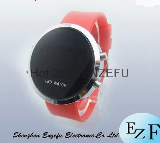blue red LED digital watch 3