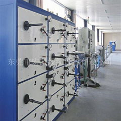 Optical fiber secondary coating production line