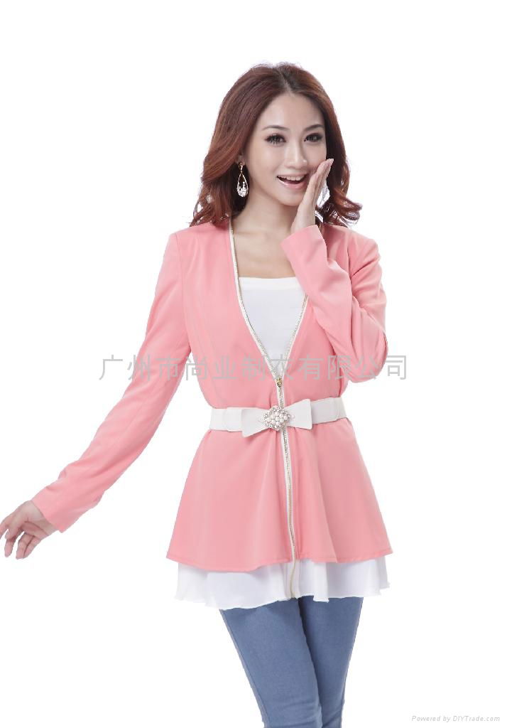 chiffon coat