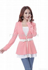 chiffon coat