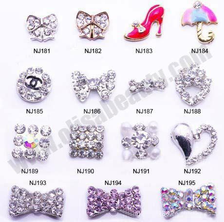 3D Alloy Japanese nail jewelry for nail art 2