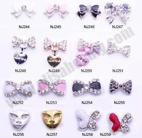 3D Alloy Japanese nail jewelry for nail art 5