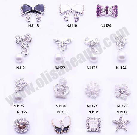 3D metal nail art decoartion nail charm 4