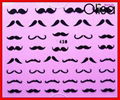 3D multi designs mustache nail sticker