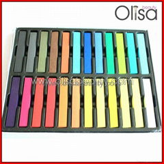 24pcs 2014 popuar huez hair chalk hair color hair color chalk