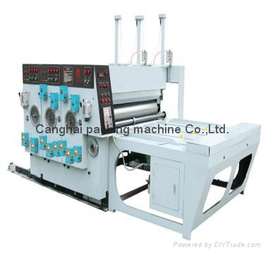 corrugated board  flexo printing slotting machine