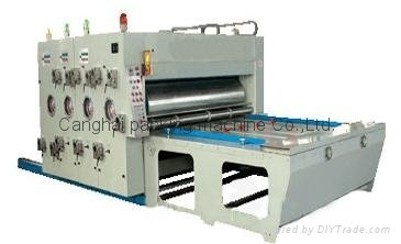four color or multi color flexo printing slotting machine 2