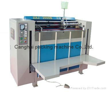 Semi-automatic cardboard glue machine 4