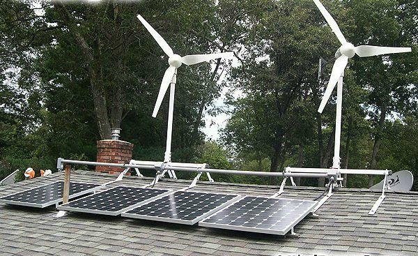 Hot sale off-grid 5KW hybrid solar wind power system   2