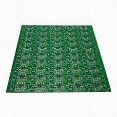 Double-sided PCB with FR4 Base Material, White Silkscreen and HASL Surface