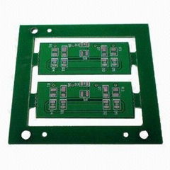 Double-sided PCB with Green Solder Mask, FR4 Base Material and HASL Finishing