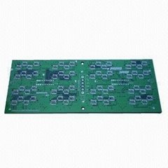 Double-sided PCB with Green Solder Mask and FR4 Material