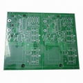 Single-sided PCB with Green Solder Mask, White Silkscreen and FR4 Base Material 1