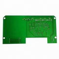  Single-sided PCB with Green Solder Mask, White Silkscreen and FR4 Base Material 1
