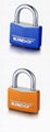 Aluminum padlock plastic cover