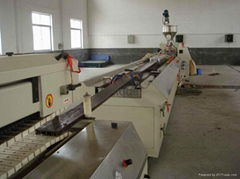 PP/PE Wood Plastic Composite(WPC) Profile Extrusion Line