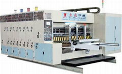 GYKM-B high speed automatic 4 color printer slotter die cutter machine