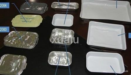Disposable aluminum foil containers 