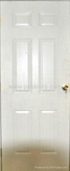 6 panel steel door with SONCAP, CE and ISO9001 Certificate