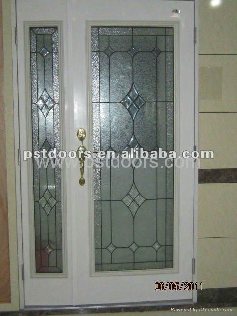 Glass Steel Door with Side Lite Door 