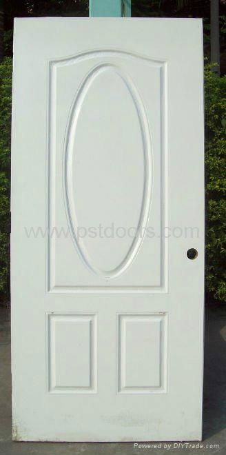 Wooden Edge Steel Panel Door with main gate interior design  2