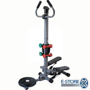 Multifunction stepper with twister