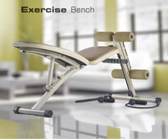 Foldable Sit up bench with rope