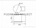 LED wall light 15 W  PD-W001 2