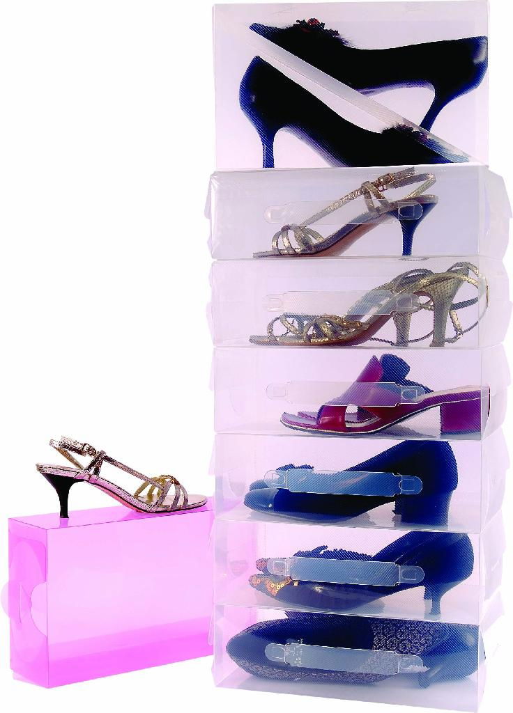 Customer Fashion  folding shoe box  2