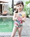 2012 new design girls swimwear one-piece swimming wear 4