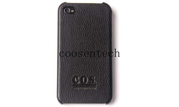 mobile phone leather Case shell for iphone4&4s 3