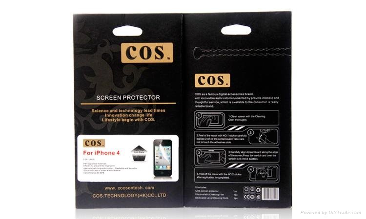 COS- Protective Film for iphone4&4s,High Through Frosted 5