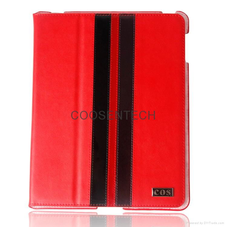 COS-OTell Genuine Leather protective Case for ipad2/3