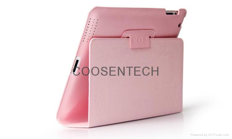 COS-OTell Genuine Leather protective Case for ipad2/3 2