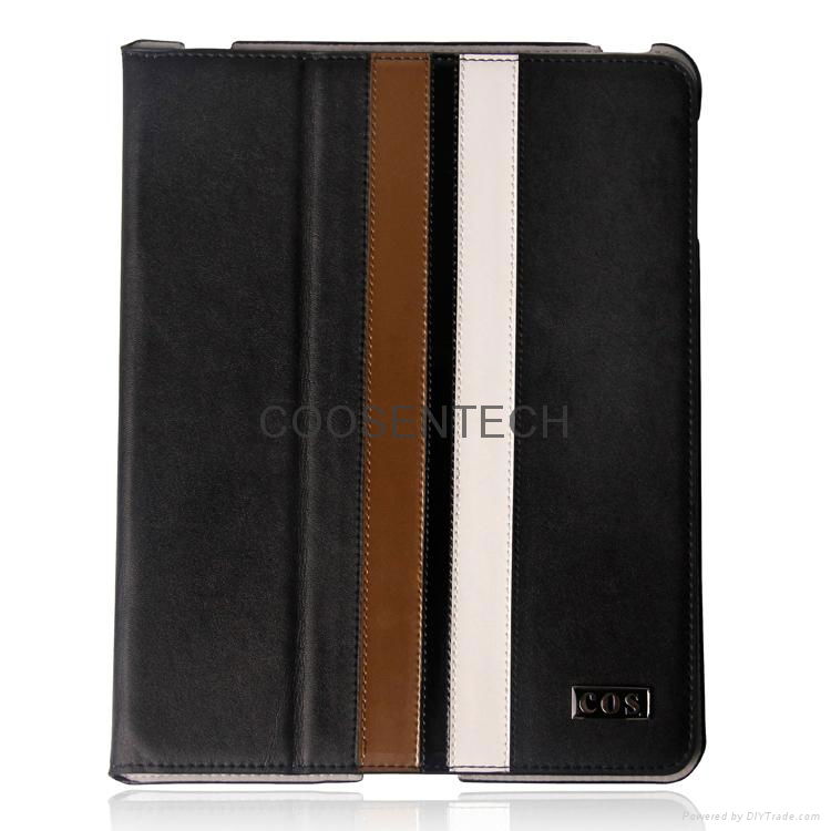 COS-OTell Genuine Leather protective Case for ipad2/3 5