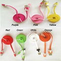 2M USB color cable for Iphone5  1