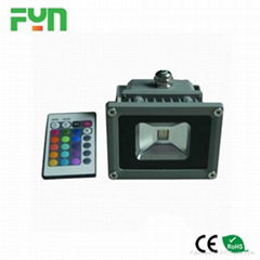 high power outdoor popular RGB 10W Led flood light  