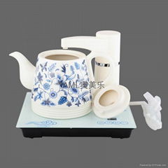 Ceramic electric kettle with pump