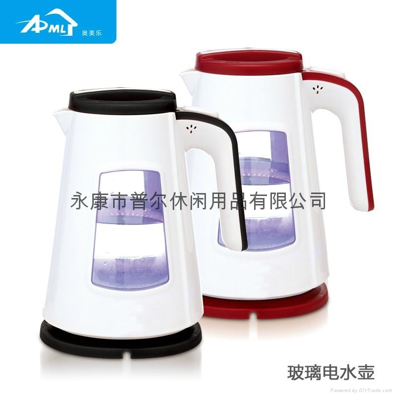 Double shell glass electric kettle ML-1632