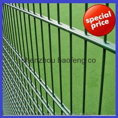 double wire fence