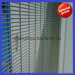 hot dipped & electro galvanized 358 welded high security mesh fence